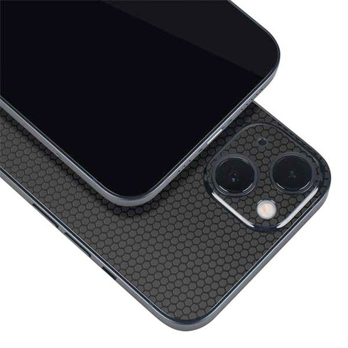 Specialty Vinyl Black Hex Texture iPhone 14 Skin